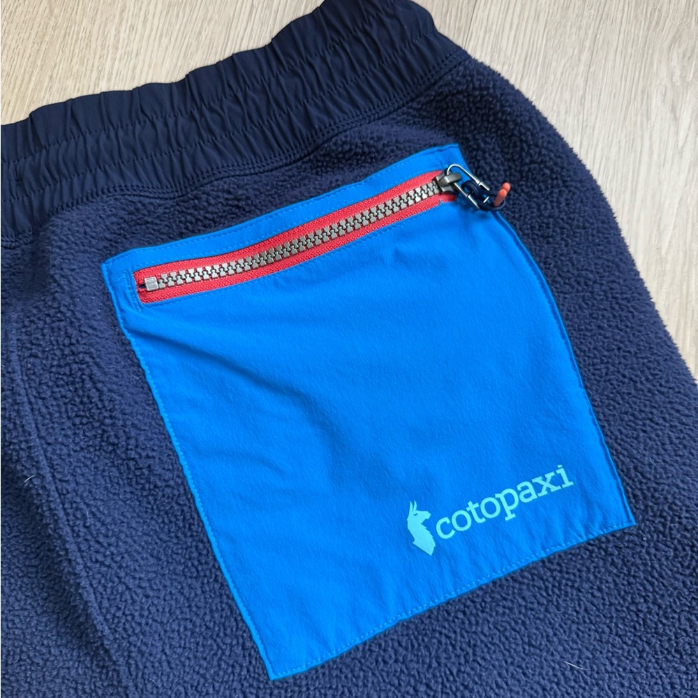 Cotopaxi Navy and Blue Fleece Pants S